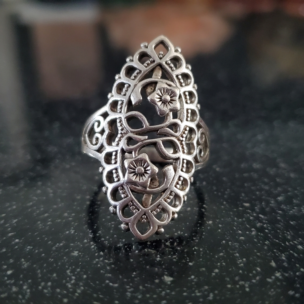 Vintage Antique Sterling Silver Ring